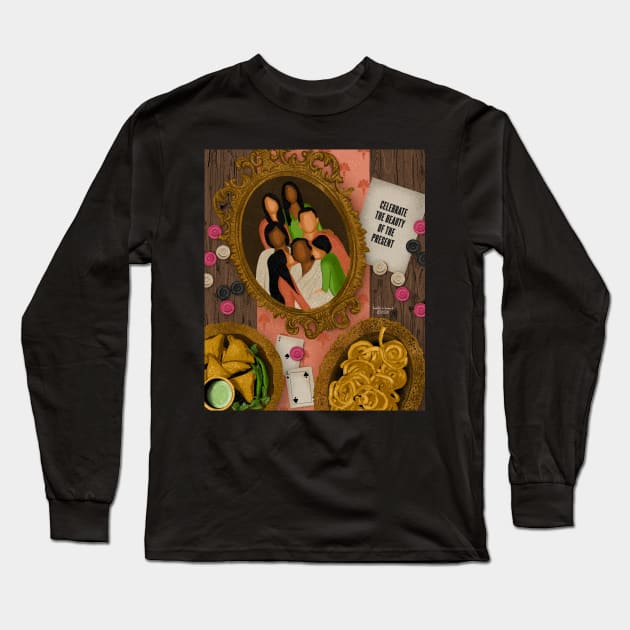 Celebrate the beauty of the present Long Sleeve T-Shirt by ColorsOfHoney